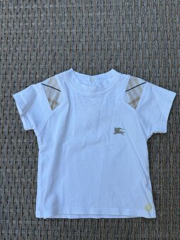 Burberry triko dětské,12m,80cm,bílé,luxusní,Praha - 2