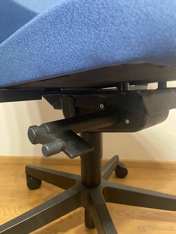 Kancelářská židle LD Seating – modrá, nastavitelná - 2