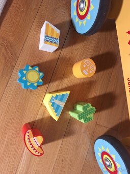 Dřevěné odrážedlo Lama-Janod - 2