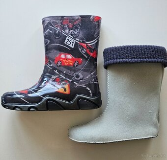 Demar dětské gumáky - holínky se zateplením  velikost 34/35 - 2