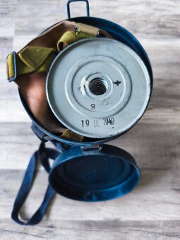 Německa plynová maska Luftschutz Originál - 2