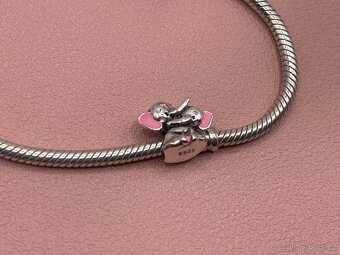 Stříbrná slůňátka na Pandora náramek - 2