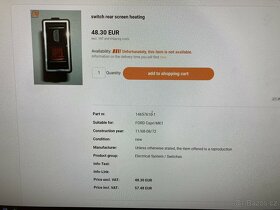 Přepínač Ford Capri MK1 - 2