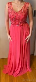 Elegantní společenské šaty velikost 36-38 - 2