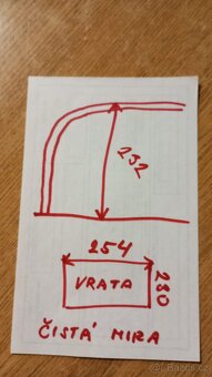 Pojízdná garážová vrata - 2