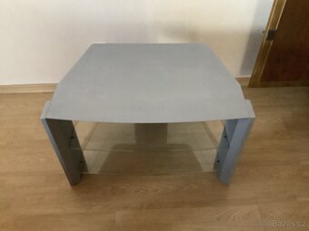 Televizní stolek střríbrný - 2