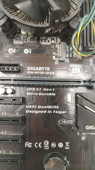 Základní deska Gigabyte GA-H110-D3A (LGA1151) - otestovaná - 2