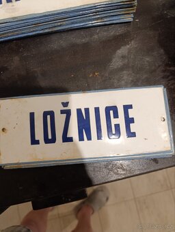 Staré Smaltové Cedulky - 2