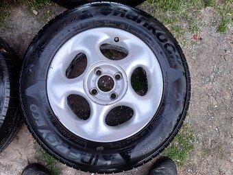 Alu kola 4x100 r14 letní pneumatiky - 2
