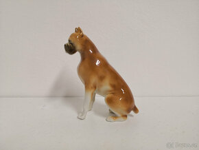Porcelánová soška psa boxer Royal Dux - 2