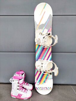 Snowboard WESTIGE, 120 cm + boty BURTON - 2