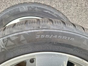 Zimní sada Alu 18" kol 5x120 +zánovní pneu 255/45 R18 103V - 2