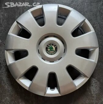 Originální poklice Škoda 15" 4 kusy - 2
