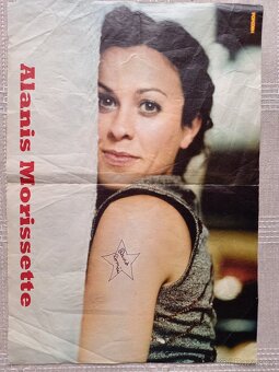 Oboustranný plakát Sasha a Alanis Morissette - 2