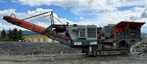 málo mth 46.5t drtič 400t/h mobil čelist Sandvik QJ340 - 2