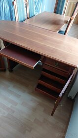 Psací stůl zahlý s plným čelem - sestva - 2