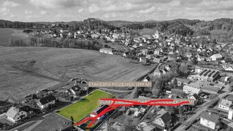 Prodej stavebního pozemku 1399 m² Pecka, okresu Jičín - 2
