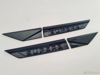 Čierne nápisy na blatník pre ŠKODA modely - 2