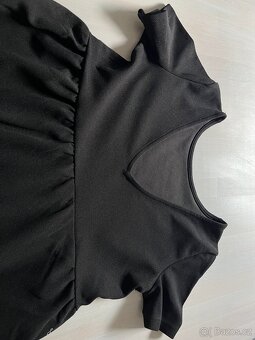 Černé mini sinsay šaty vel M - 2