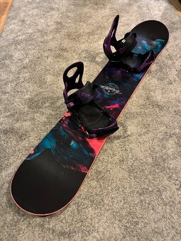 Snowboard 140cm Gravity Thunder 20/21 junior + vázání - 2