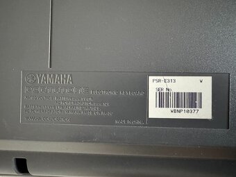 Klávesy Yamaha PSR-E313 - 2
