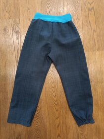 Unuo softshelové kalhoty s bambusovým úpletem vel 128/134 - 2