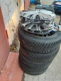 Zimni pneu i s diskama 5x114.3, pneu dot2015 - 2
