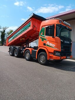 Scania R 450 8x4 třístranný sklápěč BORDMATIC - 2