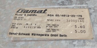 oplechovaní na plynove topidlo Gamat 461 - 2