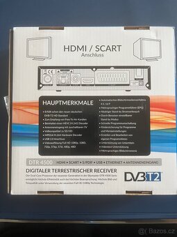 DVB-T a DVB-T2 tuner Skymaster DTR 4500 - 2