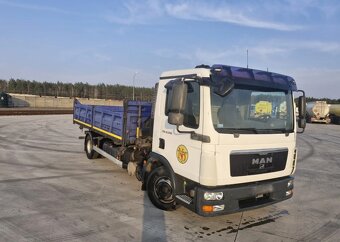 MAN TGL 12-250 - 4x2 – Sklápěč/Valník + HR-PM 5 – EURO 5 - 2