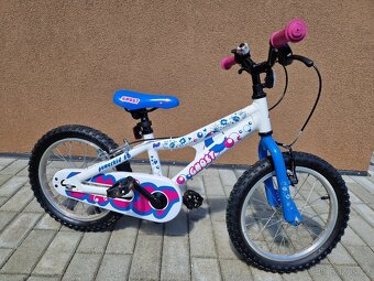 Dětské kolo Ghost powerkid 16 white/blue - 2