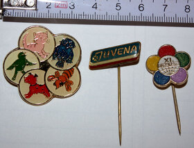 Odznak5 Jiskra, pionýr, SSM, KSČ, socialistický svaz mládeže - 2