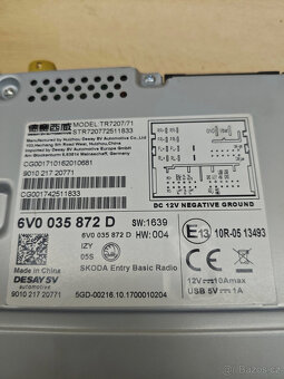 Rádio Blues Škoda Fabia III - 2