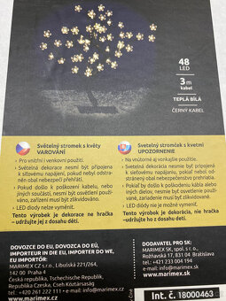 Světelný stromek s květy - 2