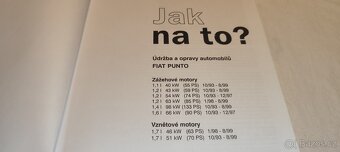 FIAT PUNTO 1 - příručka na opravy a údržbu - manuál - 2