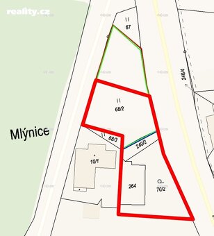 Prodej stavebního pozemku Nová Ves - Mlýnice - 2