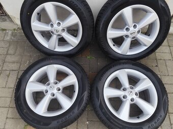 ALU 5x114.3 r17 NISSAN + ZÁNOVNÍ PNEU - 2