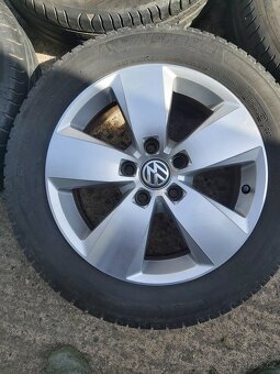 Prodám originální alu Vw 16" s letními pneu 205/55/16 - 2