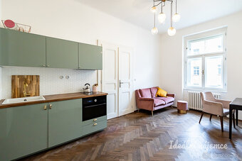 Pronájem bytu 2+kk, Oldřichova, Nusle, 21900 Kč/měs, 49 m2 - 2