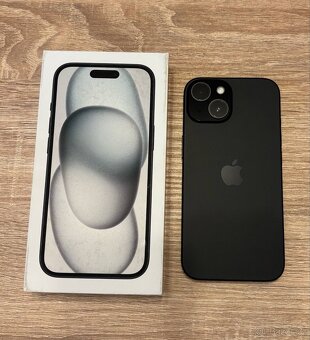 Apple iPhone 15 128GB, TOP STAV 8 měsíců záruka. - 2