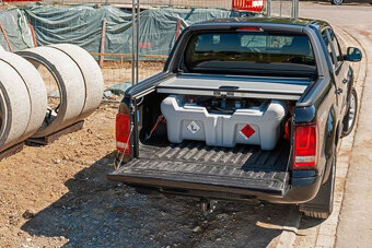 Mobilní nádrž na naftu 210 litrů PICK-UP verze, 30l/min -12V - 2