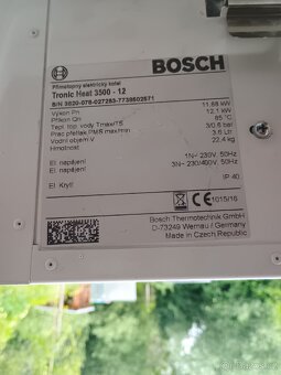 Elektrokotel Bosch Heatronic 3500 12kW - 2