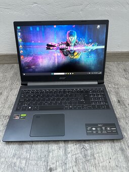 HERNÍ NOTEBOOK Acer Aspire- RYZEN 5/SSD/GTX/WIN11 - 2