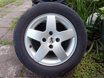 Obutá Alu kola 15ky 4x108 PEUGEOT CITROEN FORD - dobírka - 2