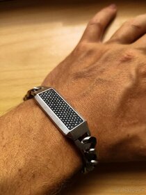 Swarovski pánský náramek TENSION - nerezová ocel - 2