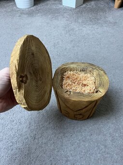 Dřevěná krabička s poklopem - 2