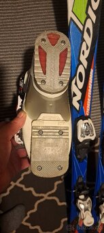 Dětské lyže Nordica + přeskáče - 2