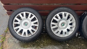 ALU Disky - Škoda - 5x100 - 205/55 R16 - ZIMNÍ - 2