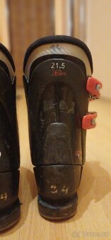 Dětské lyžáky Atomic HAWX plus a Nordica GP super - 2